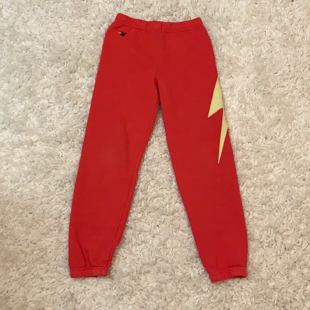 Aviator Nation red sweatpants size 14 girls